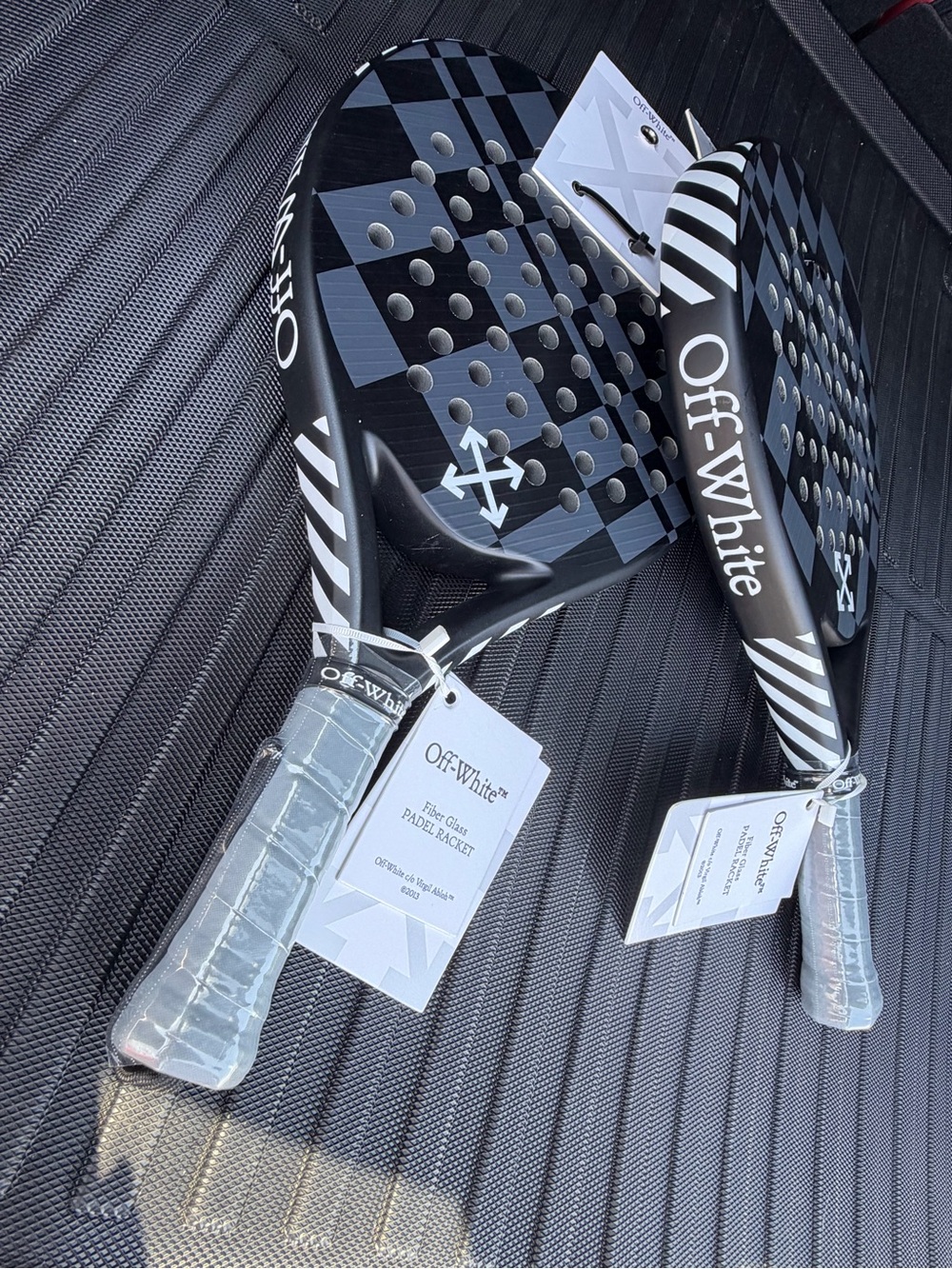Off-White Black & White Padel Racket Set - Picture 3 of 6